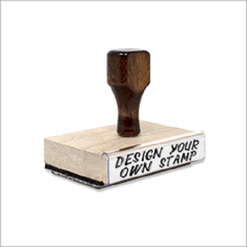 3" x 1 1/2" Hand Stamp